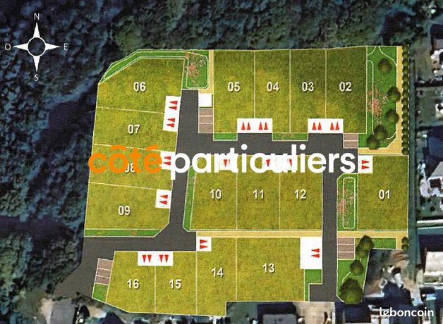 Terrain 298 m² MONTERBLANC