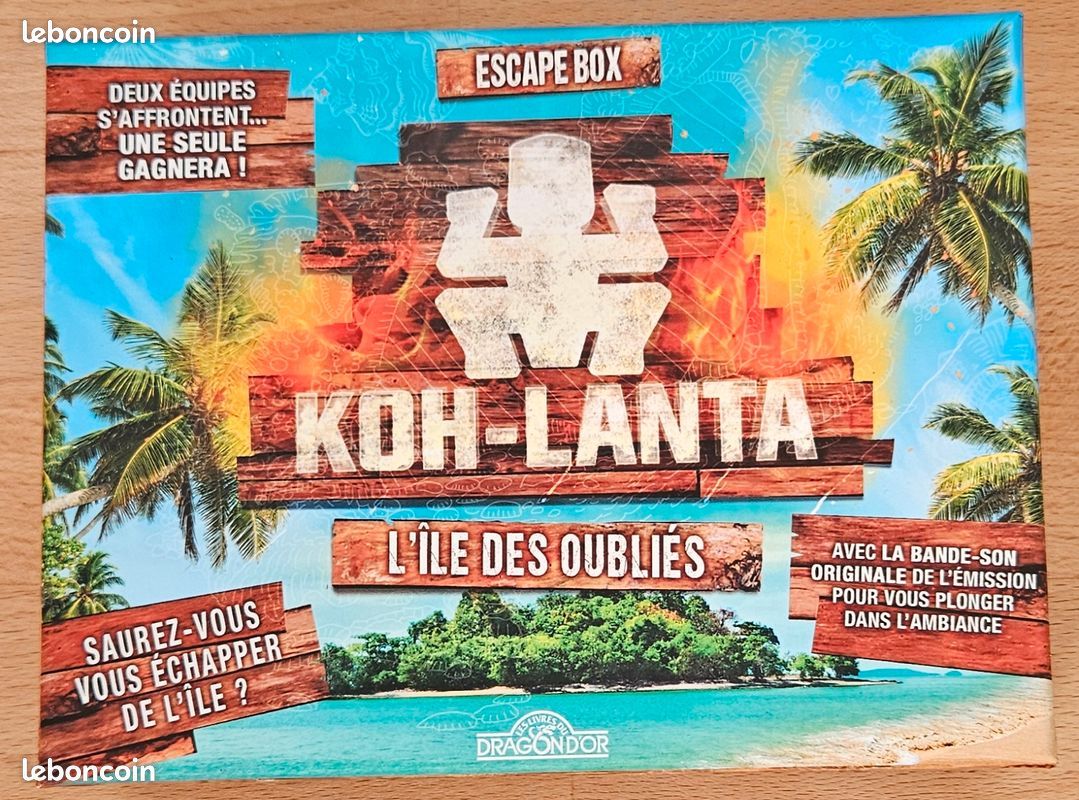 Koh-Lanta - L'île des oubliés Escape Box - Escape game enfant de 2 à 5 joueurs - Dès 8 ans - Tome 1 (image 1)