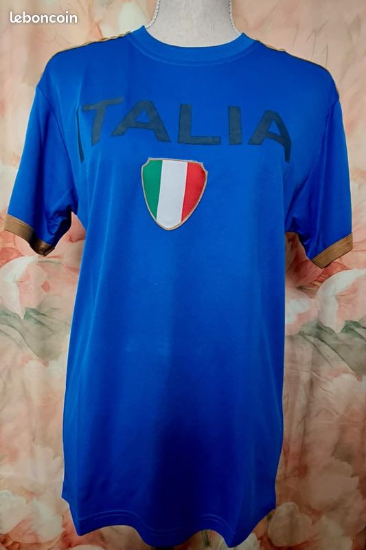 Maillot Domicile Italie 2010 PUMA – Homme, Taille XL, Bleu, Occasion