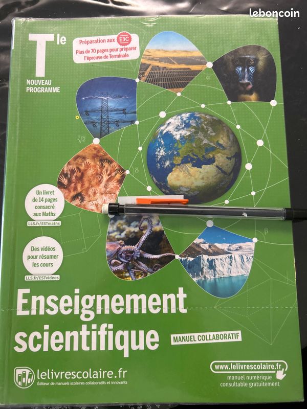 Livre enseignement scientifique terminale édition le livre scolaire (image 1)