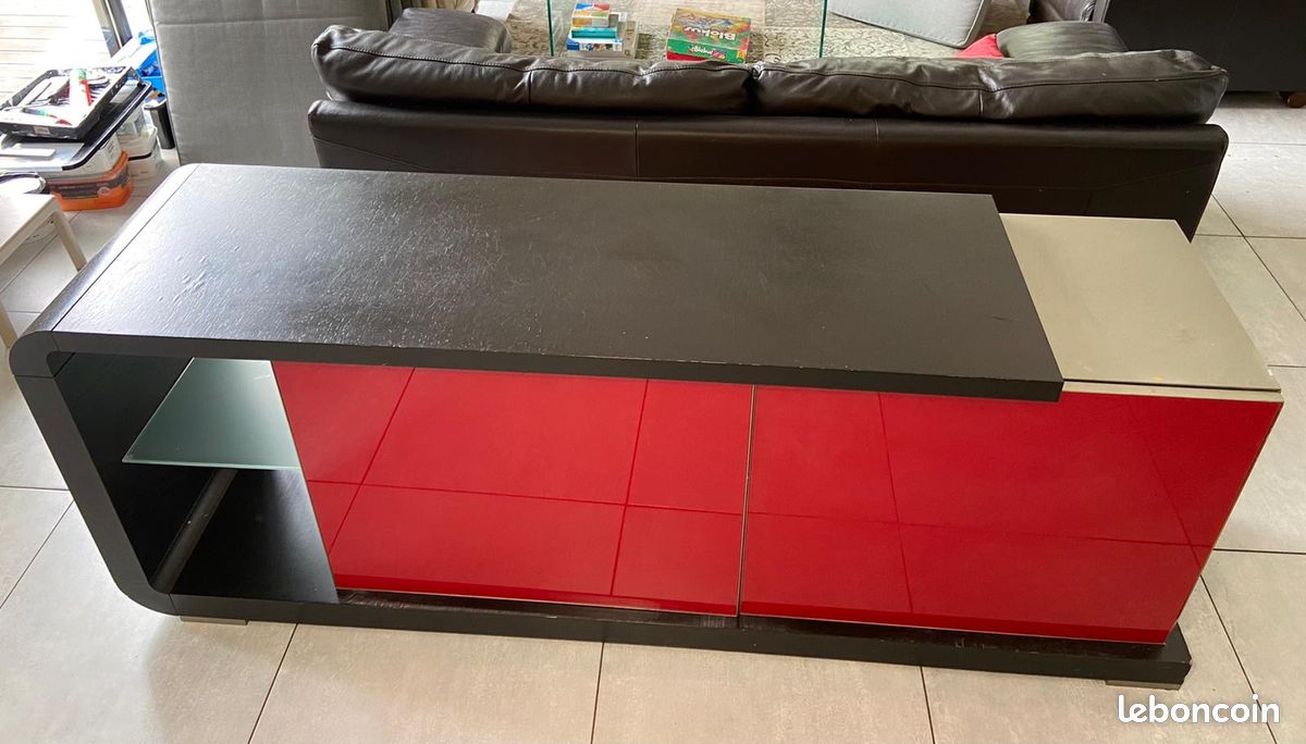 Buffet / Enfilade / Bahut contemporain en chêne massif (image 5)
