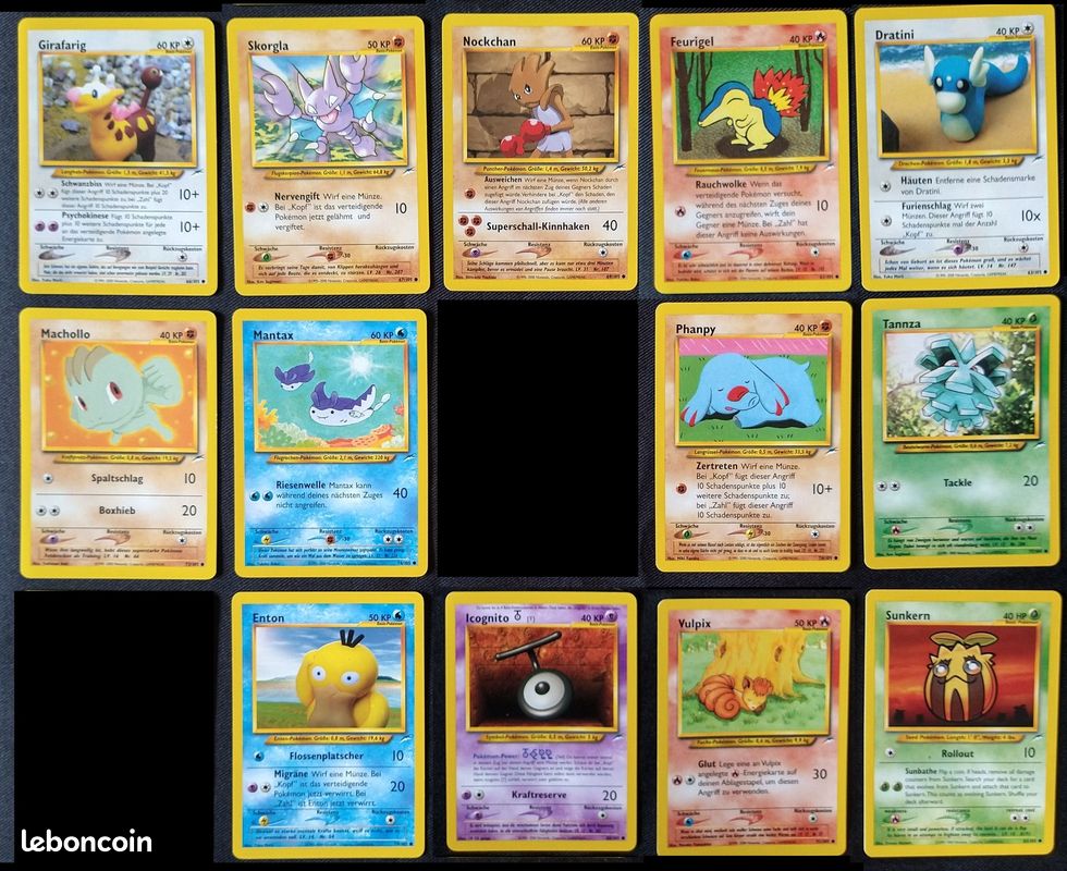 Cartes Pokémon TCG édition Neo Destiny (2002) (image 1)