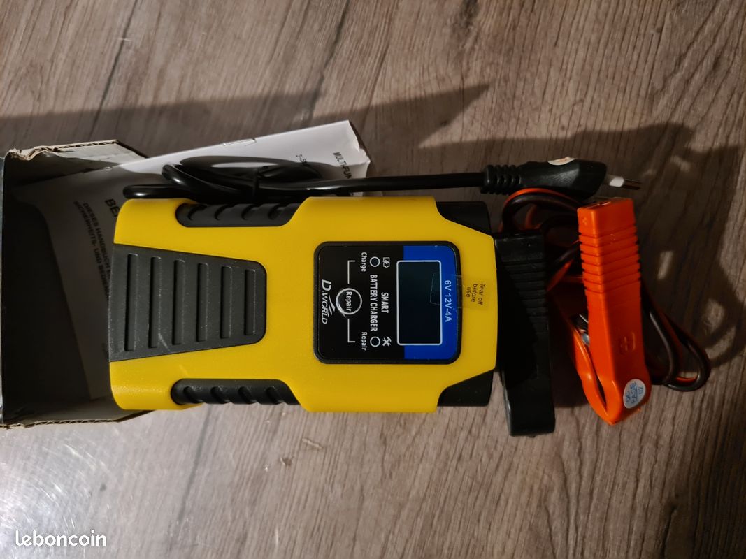 Chargeur Batterie Voitures,6A 12VChargeur de Batterie Intelligent Moto