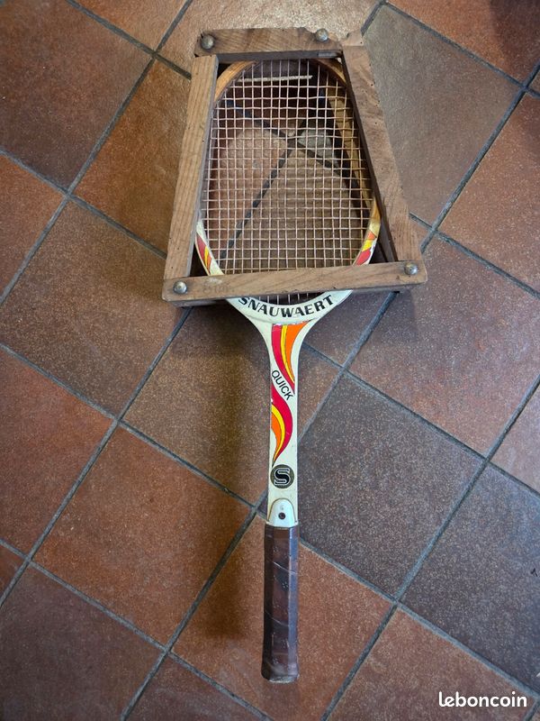 Raquette tennis vintage bois - Sport & Plein air