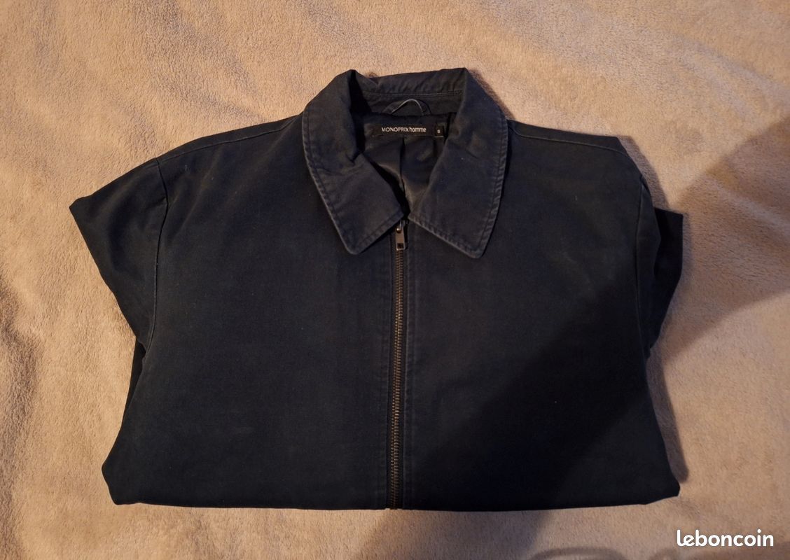 Veste Monoprix en coton délavé taille S (image 1)