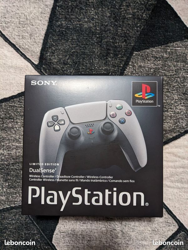Manette PS5 30e Anniversaire Edition Limitée - Sony DualSense Gris - Neuve