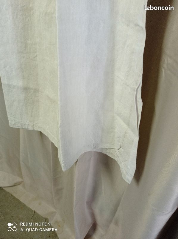 Chemise de nuit ancienne toile de lin (image 3)