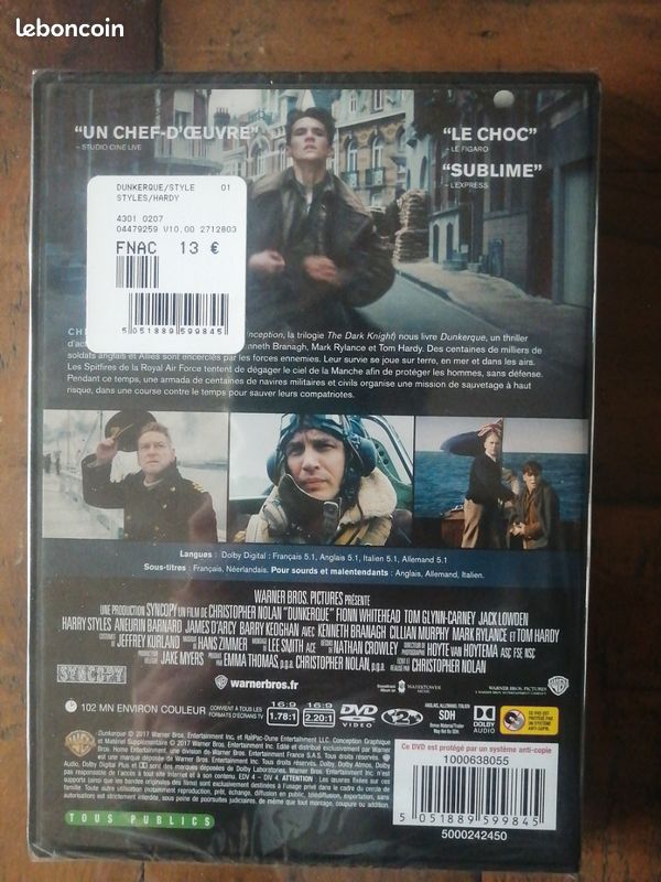 Dvd Dunkerque neuf (image 2)
