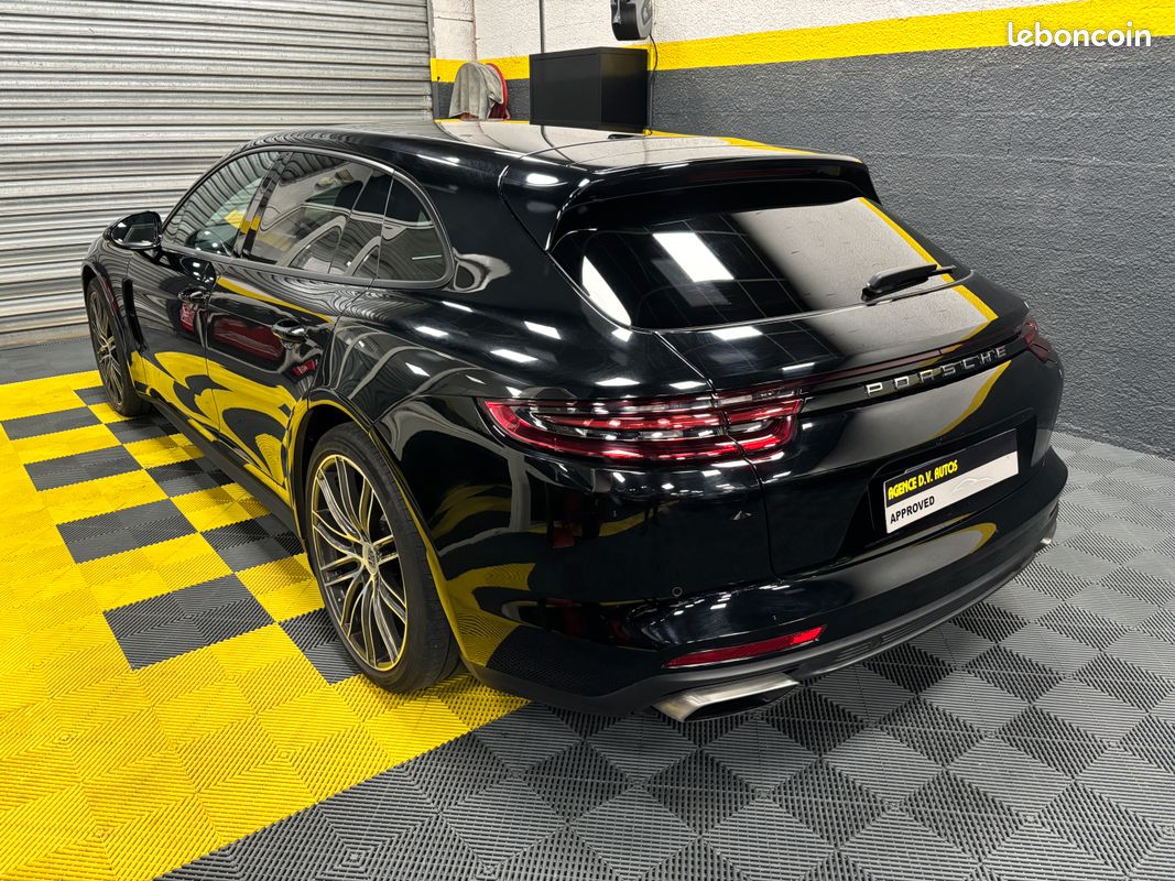 Porsche Panamera II sport turismo 4 PASM jantes 21 toit ouvrant PDLS Bose PASM toit ouvrant panoramique sièges chauffants avant arrière et ventilés avant (image 4)