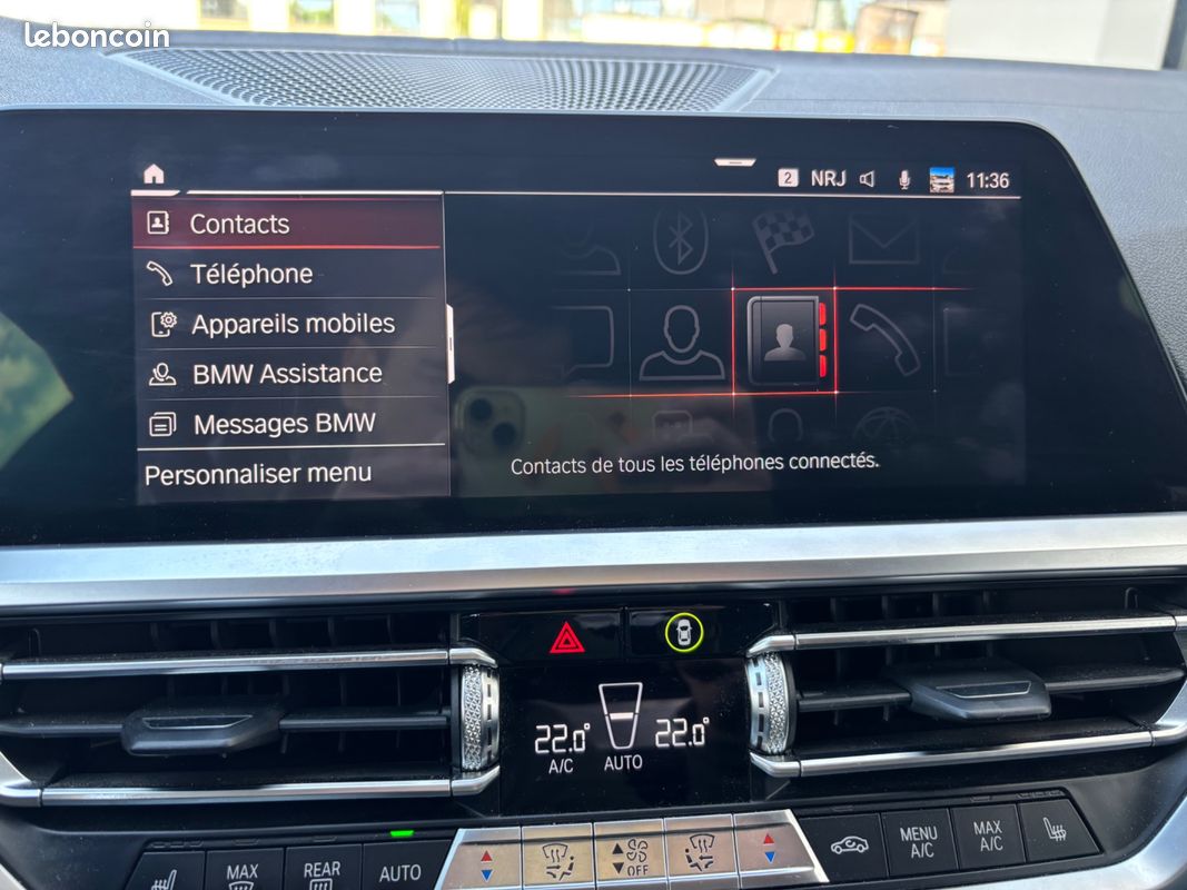 BMW SÉRIE 3 320D 190 CH G20 LUXURY / CARPLAY / CAMERA 360 / SIEGES CHAUFFANTS / TOIT OUVRANt (image 24)
