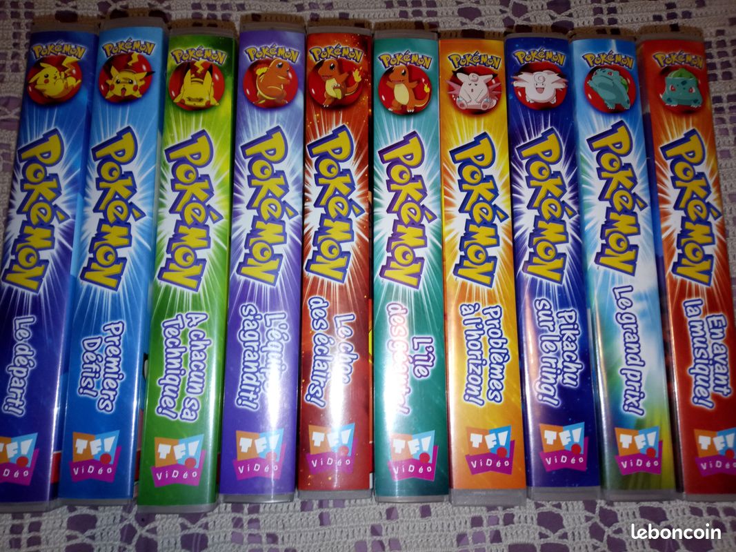 10 cassettes vhs pokémon (image 1)