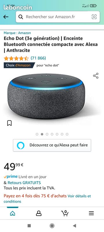 Amazon Alexa echo dot 3 (image 3)