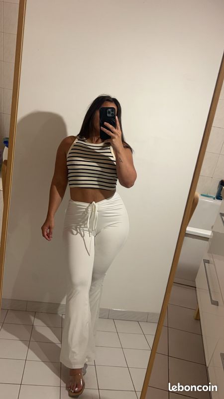 Pantalon neuf taille s élastique (image 2)