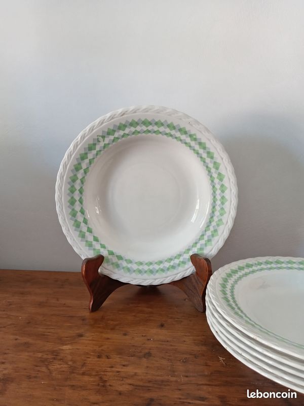 Ensemble assiettes a soupe L Amandinoise (image 2)