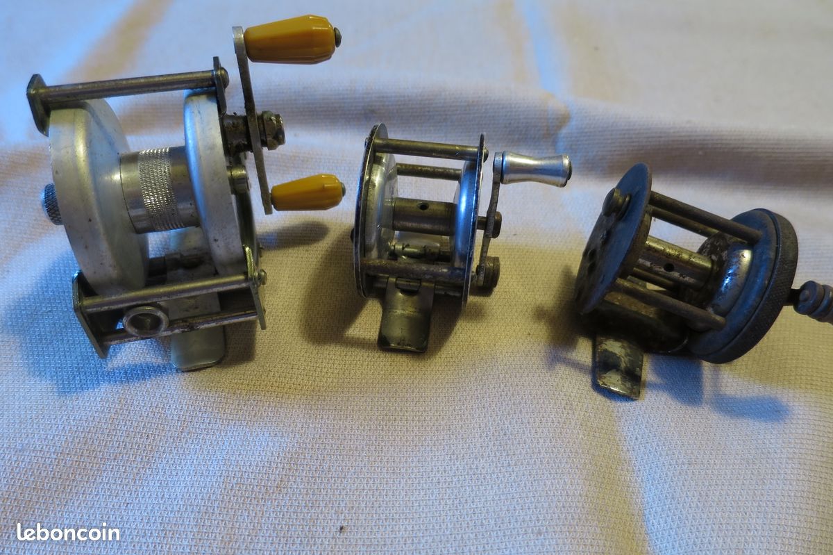 Moulinet Pêche PRATIC Vintage – Bleu Capoté – Années 50/60 – Collection France