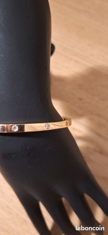 Bracelet rigide en or rose 18K – 6,85 g (image 2)