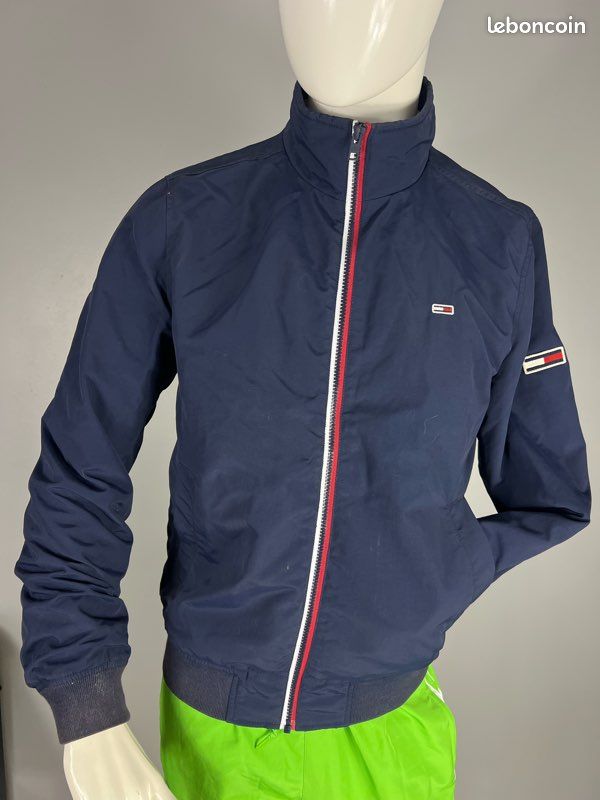 Veste bombers bleu marine tommy Hilfiger imperméable taille s