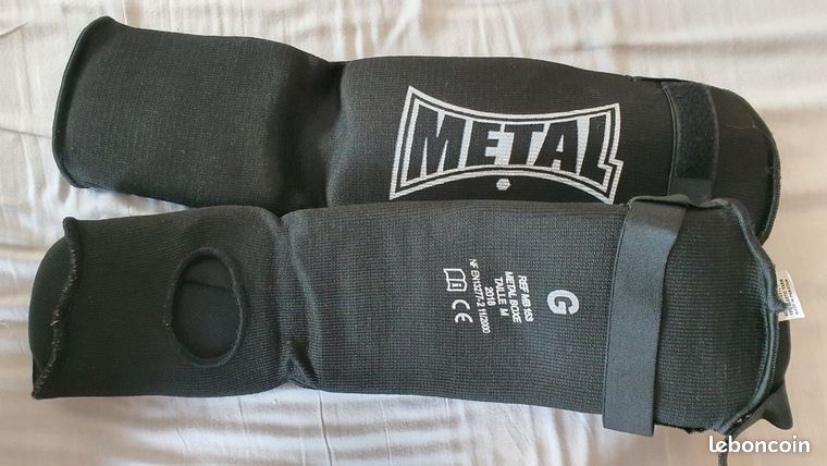 Paravantibracci Metallici Nero - Protezione Avambracci Per Sport E Lavoro Taglia L