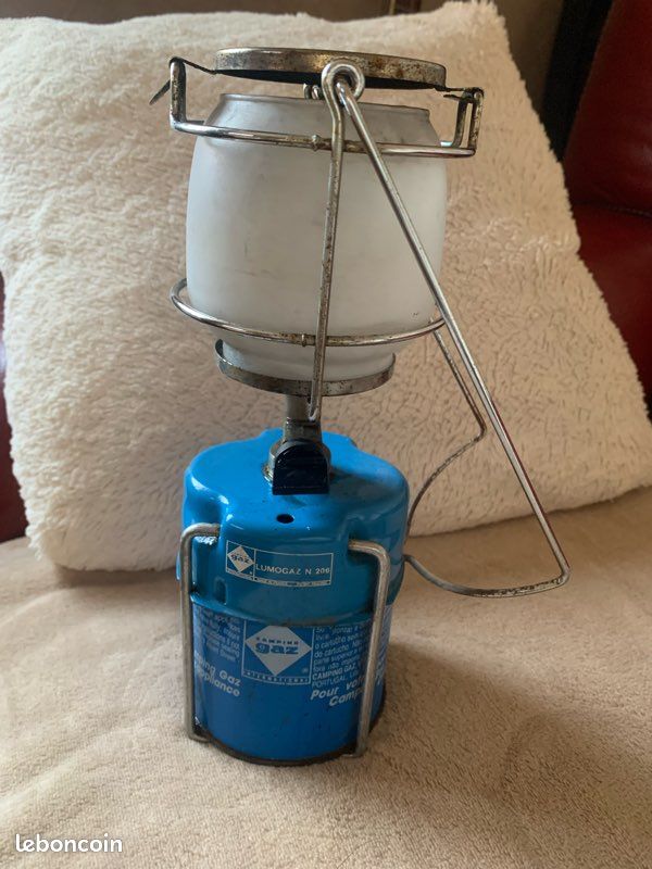 Lumière Lampe À Gaz Bombola Eurocamping Camping 500W Avec Piezo