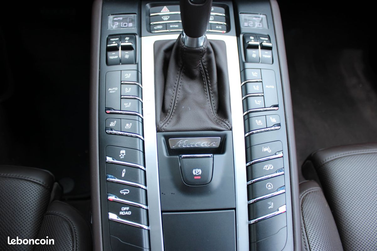Porsche macan s-3.0l 355ch pdk-toit ouvr-sièg elect 18 reglg-jantes 911 / 21"-suspens pasm-phare pdls-orig france (image 8)