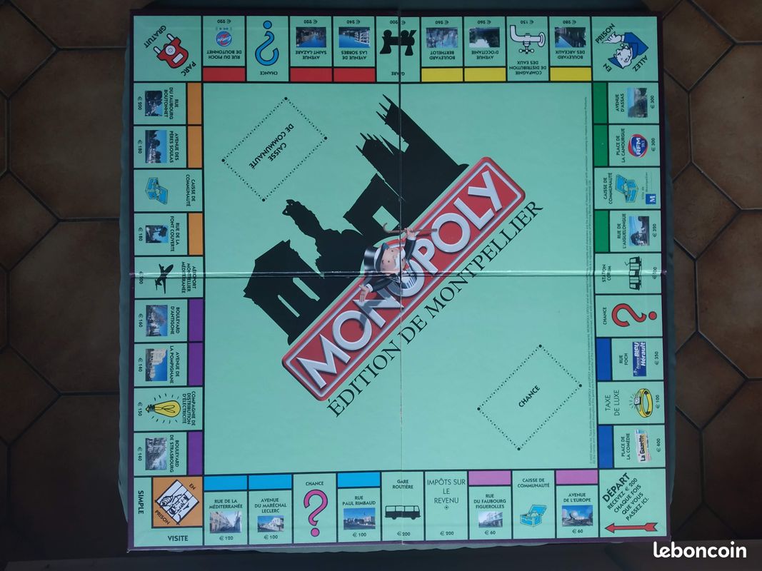 Monopoly édition Montpellier Hasbro – Boîte Scellée, état Neuf