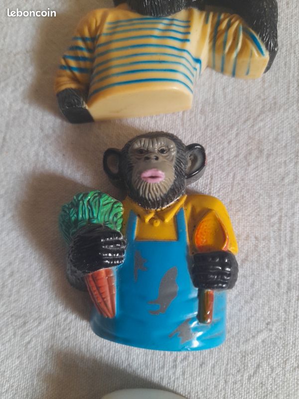 Ancienne Figurine PVC Publicitaire - Personnage Lessive OMO - Occasion - Collection Rétro / BD