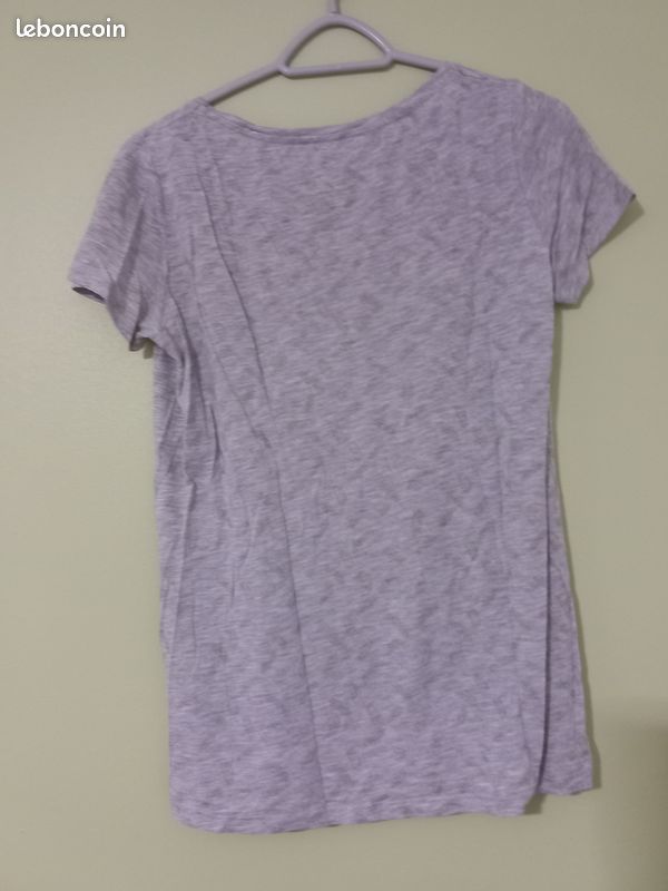 Tee-shirt gris (image 2)