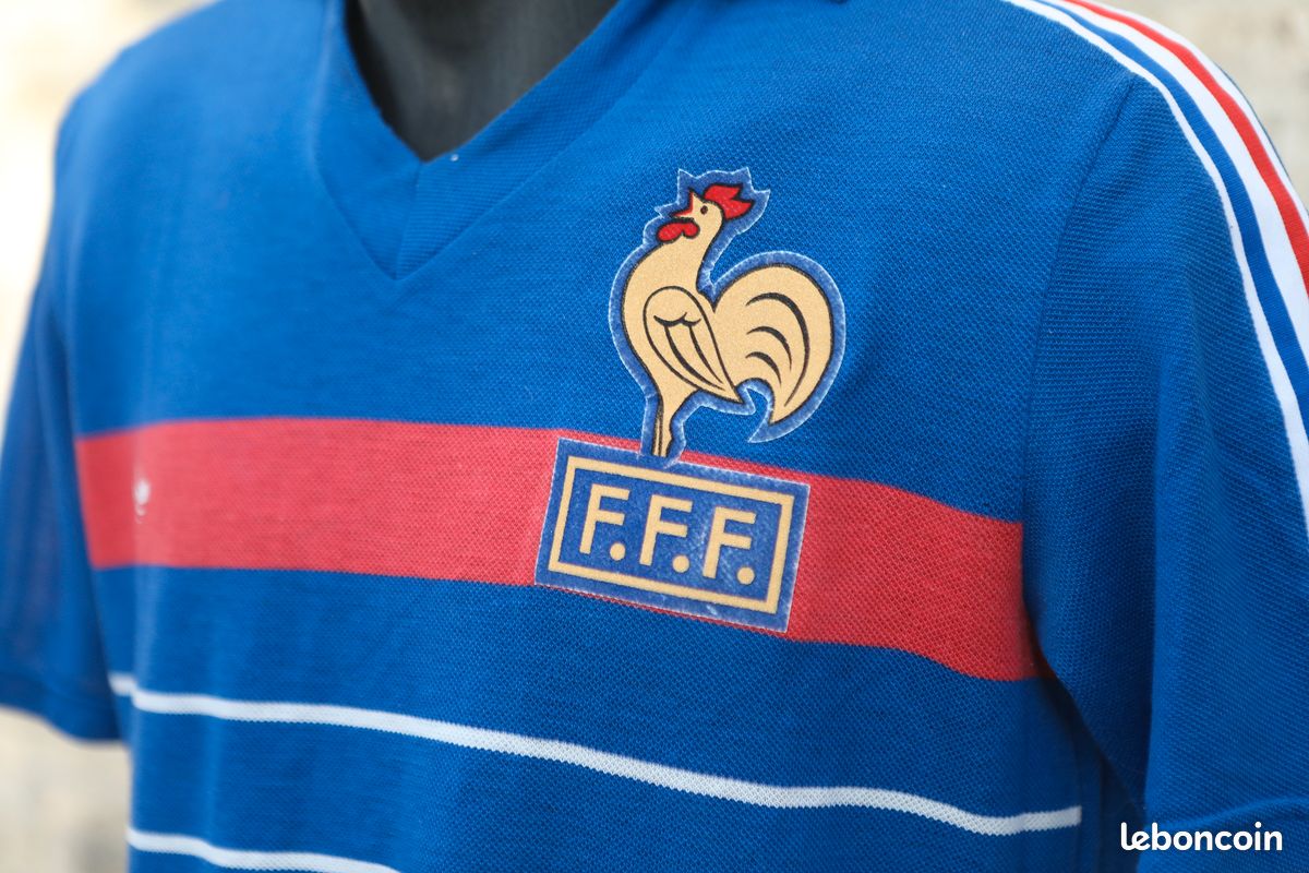 com | Vintage Football Shop | Maillot marinière Equipe de France