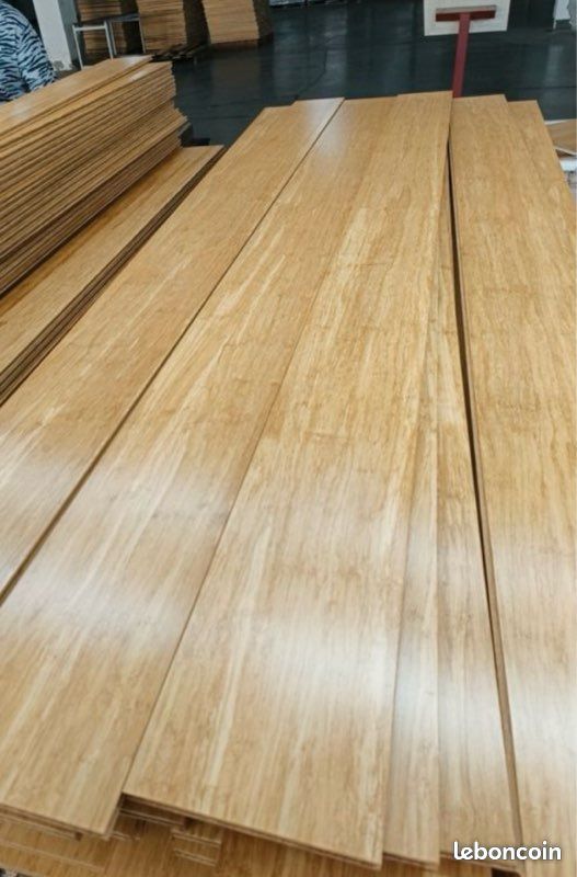 Parquet Bambou Bois Dur Premium 24 Pieds Carrés - HL655H - Neuf