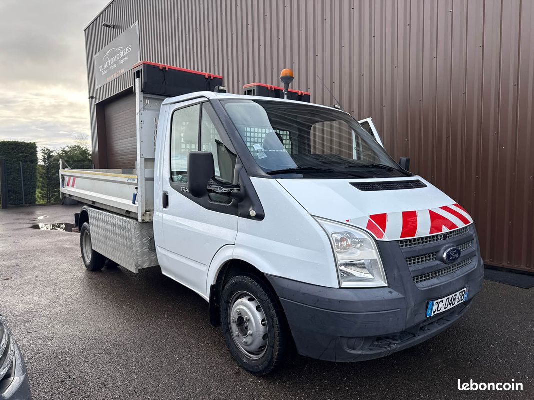 Ford transit benne 2.2 tdci 100cv ( moteur 60 000 kms ) 2012 (image 2)