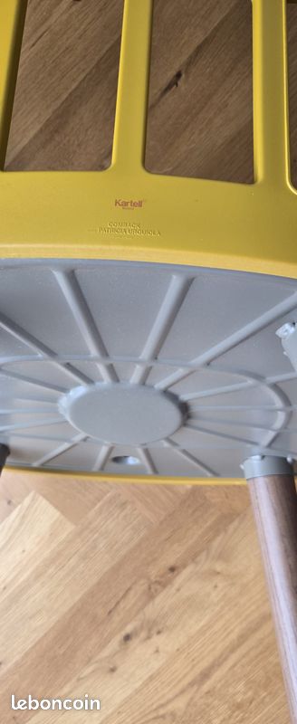 Chaise Kartell Comback jaune (image 3)