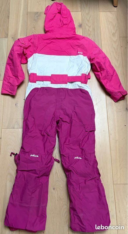 Combinaison De Ski Wedze Fille 6 Ans – Rose, Capuche, Isolée, Hiver, Occasion