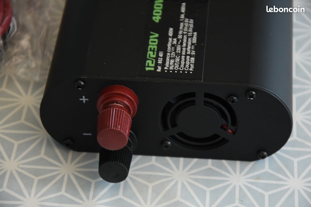CONVERTISSEUR INVERTER 12V/220V 400Watts (image 4)