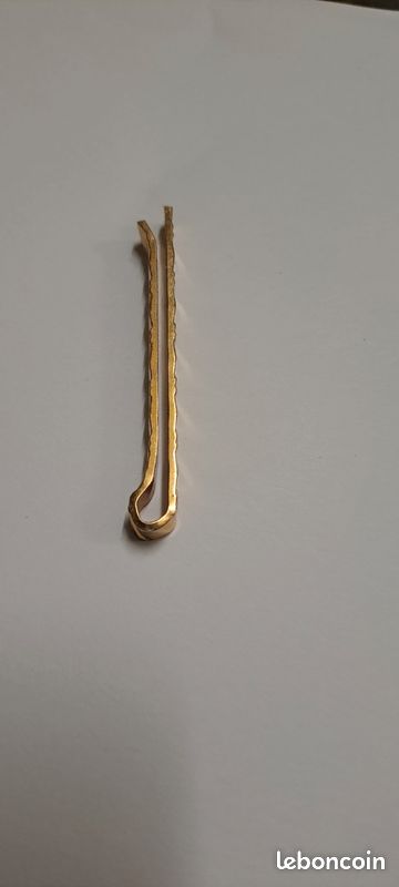 Épingle De Cravate Vintage Plaquée Or - Occasion, Style Ancien, Accessoire élégant Pour Costume