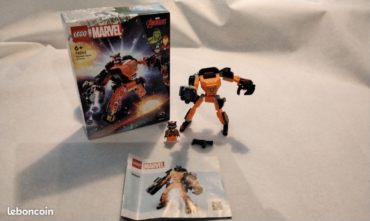 LEGO MARVEL rocket méchant armour (image 3)
