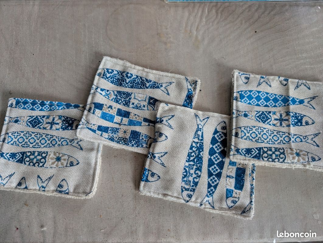 Lingettes coton visage sardine azulejos (image 5)