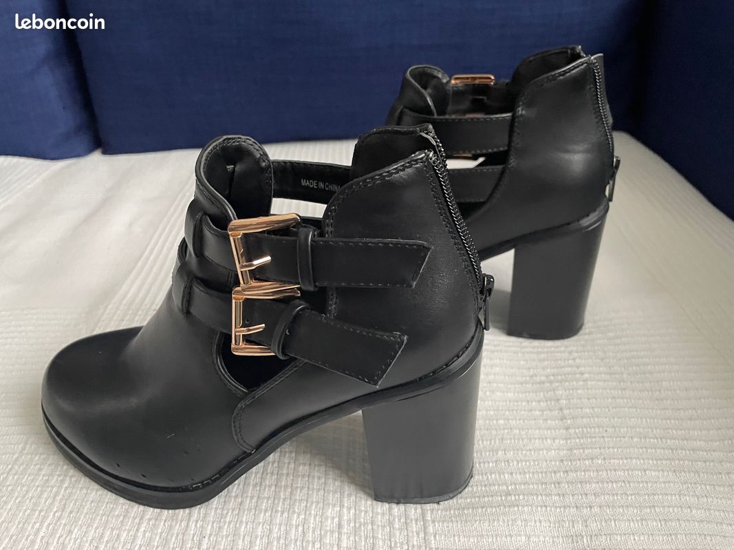 Bottines noires Taille 38 (image 3)