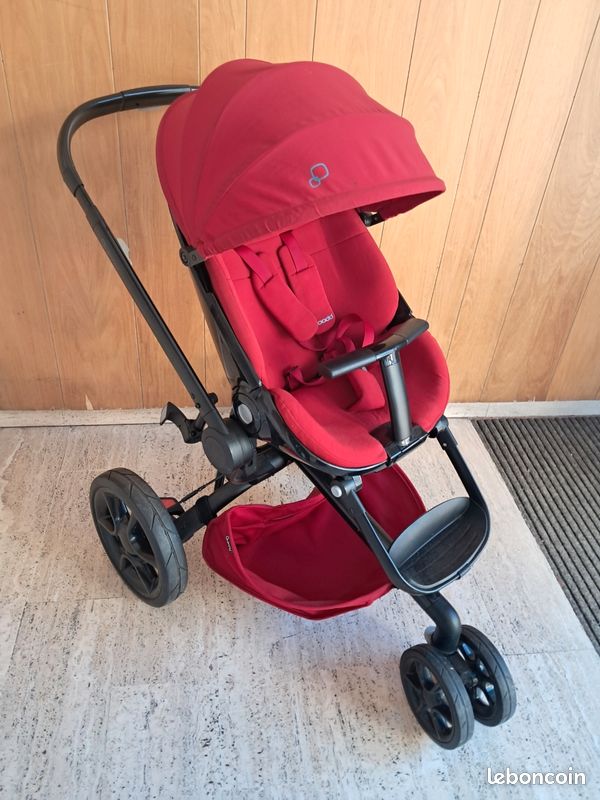 Poussette quinny moodd avec cosy Maxi cosy pebble et chancelière