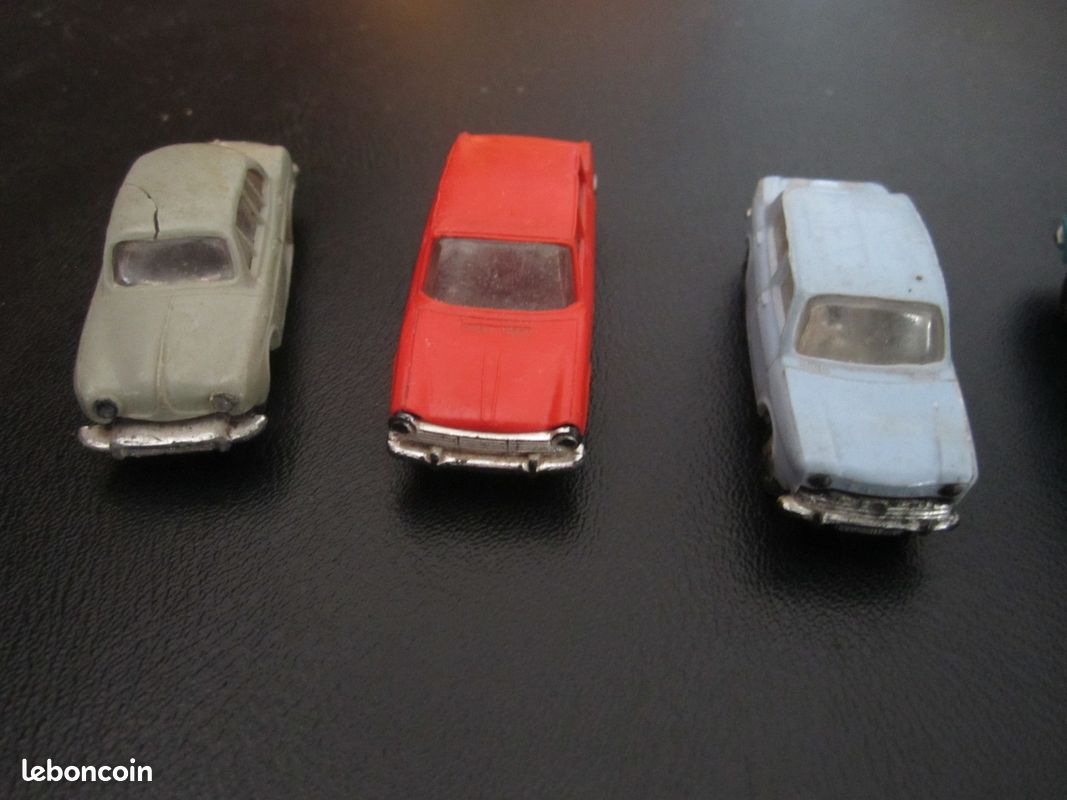 Micro-miniature Norev - Tracteur Unic Transport De 5 Voitures - Échelle 1/86 - Occasion