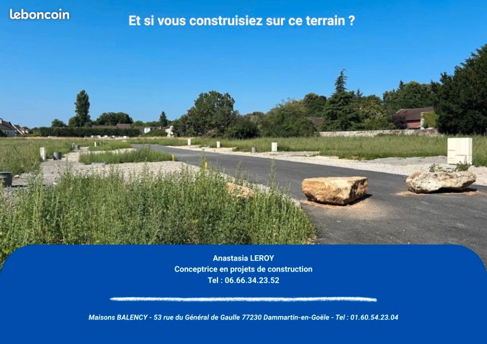 Terrain 640 m² · à Chamant · 182 000 €