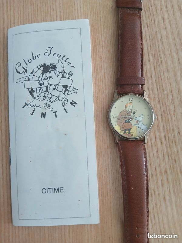 Hergé & Citime, montre collector - Tintin, Milou - Coffret + Catalogue