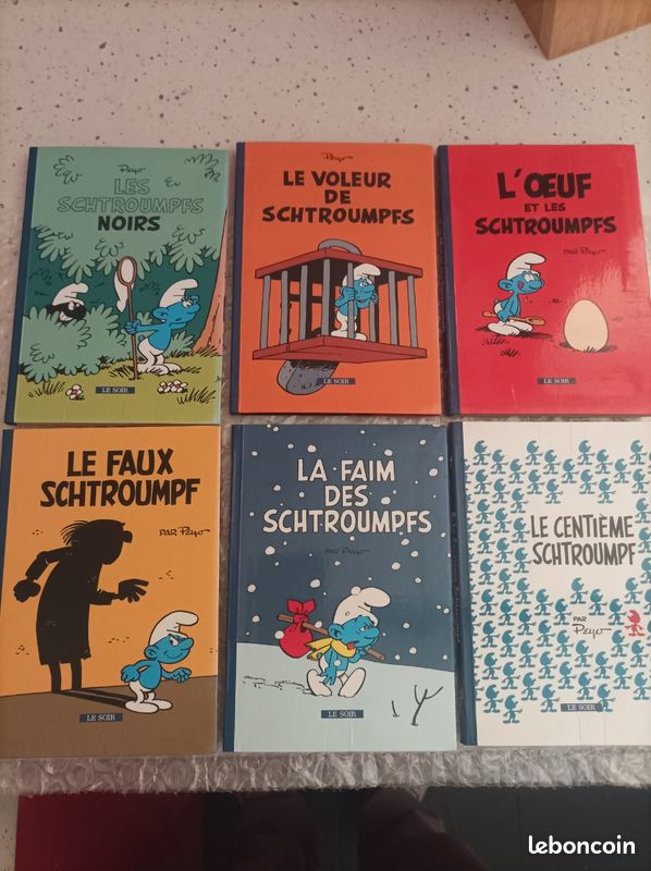 Bd les mini-récits des Schtroumpfs/ lot x6 (image 1)