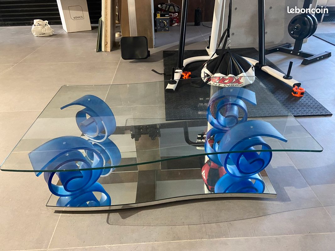 Table basse en verre Éric maville (image 2)