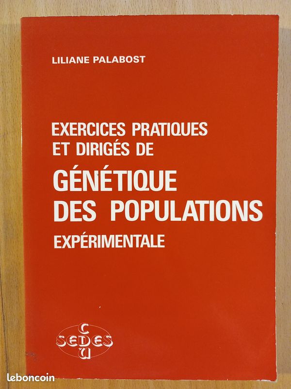 Exercices pratiques et dirigés de Génétique des Populations Expérimentale (image 1)