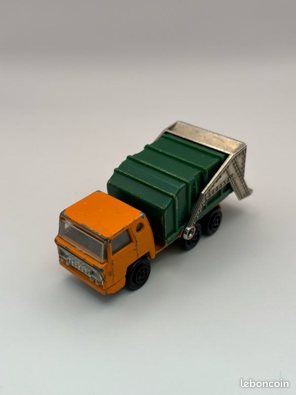 Jouet Ancien Majorette Scania Camion Poubelle Esterra Réf. 3037.1 1/37 - France