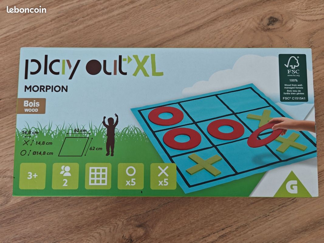 Jeu morpion d'extérieur XL (image 1)