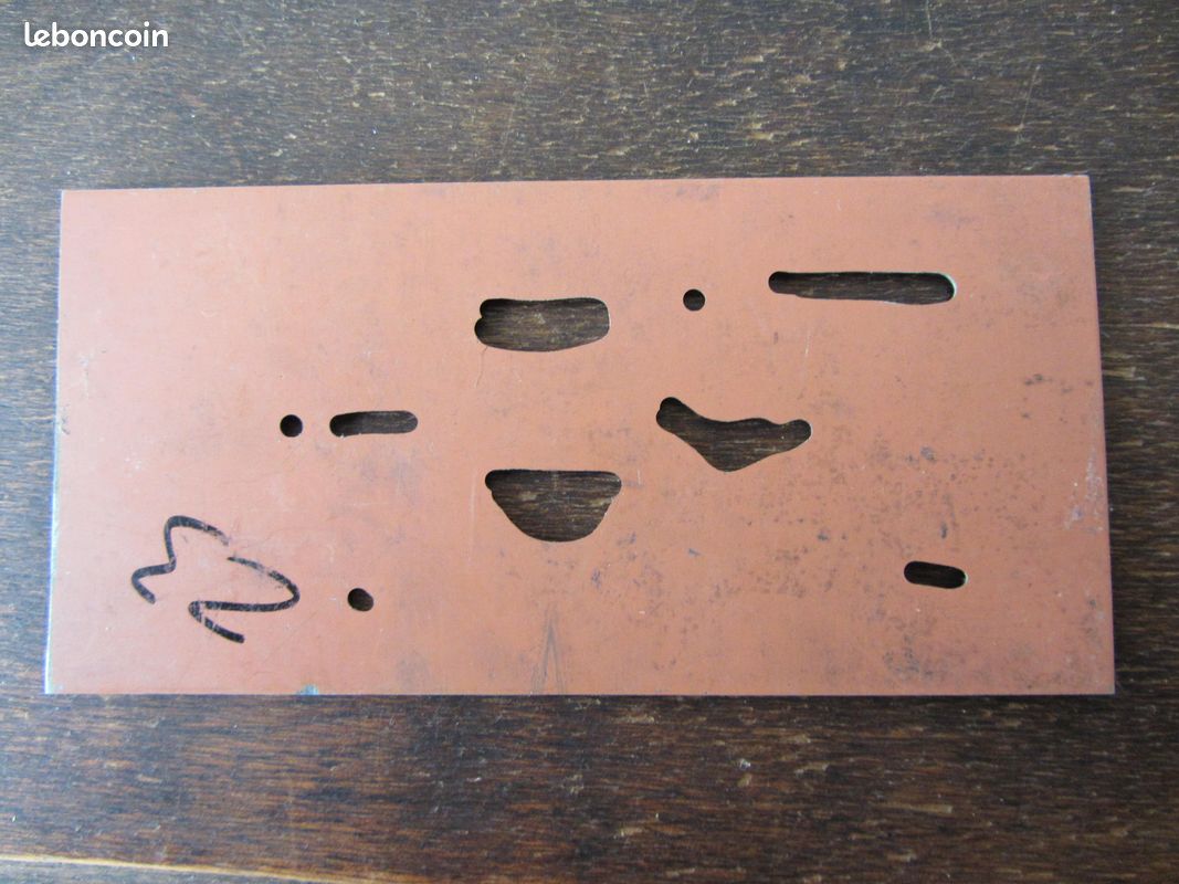 Plaque impression publicitaire film Peau sur peau 1971 (image 3)