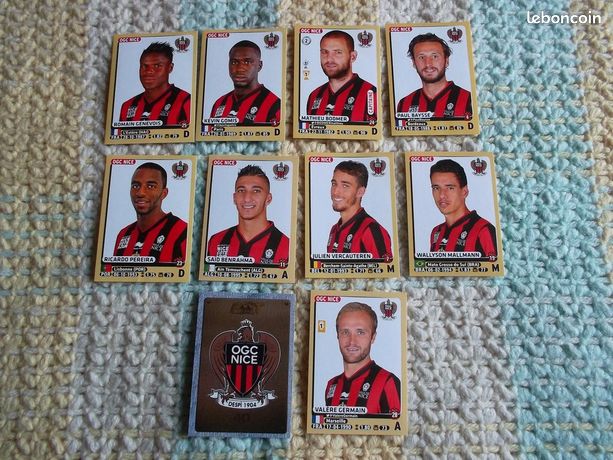STICKER PANINI FOOT 2014/15 ALASSANE PLEA NICE