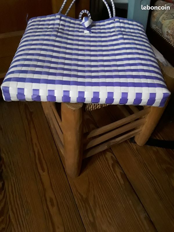 Panier bleu et Blanc (image 5)