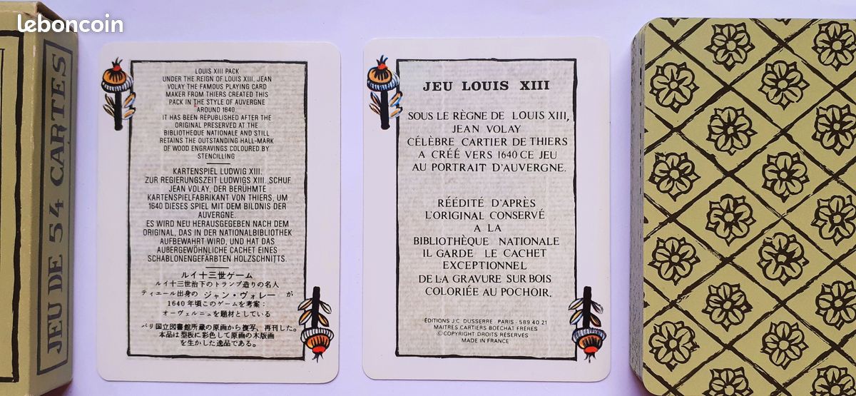 Jeu de 54 cartes sous étui carton | Office DEPOT